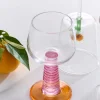 KIP & CO Wine Glass Set 2 SUNSET STALK