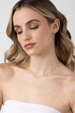 LIBERTE Nico Necklace GOLD CLEAR