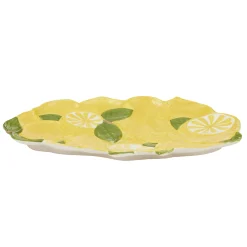Limones Ceramic Platter YELLOW