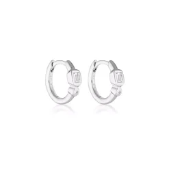 LINDA Form Huggies WHITE TOPAZ SILVER
