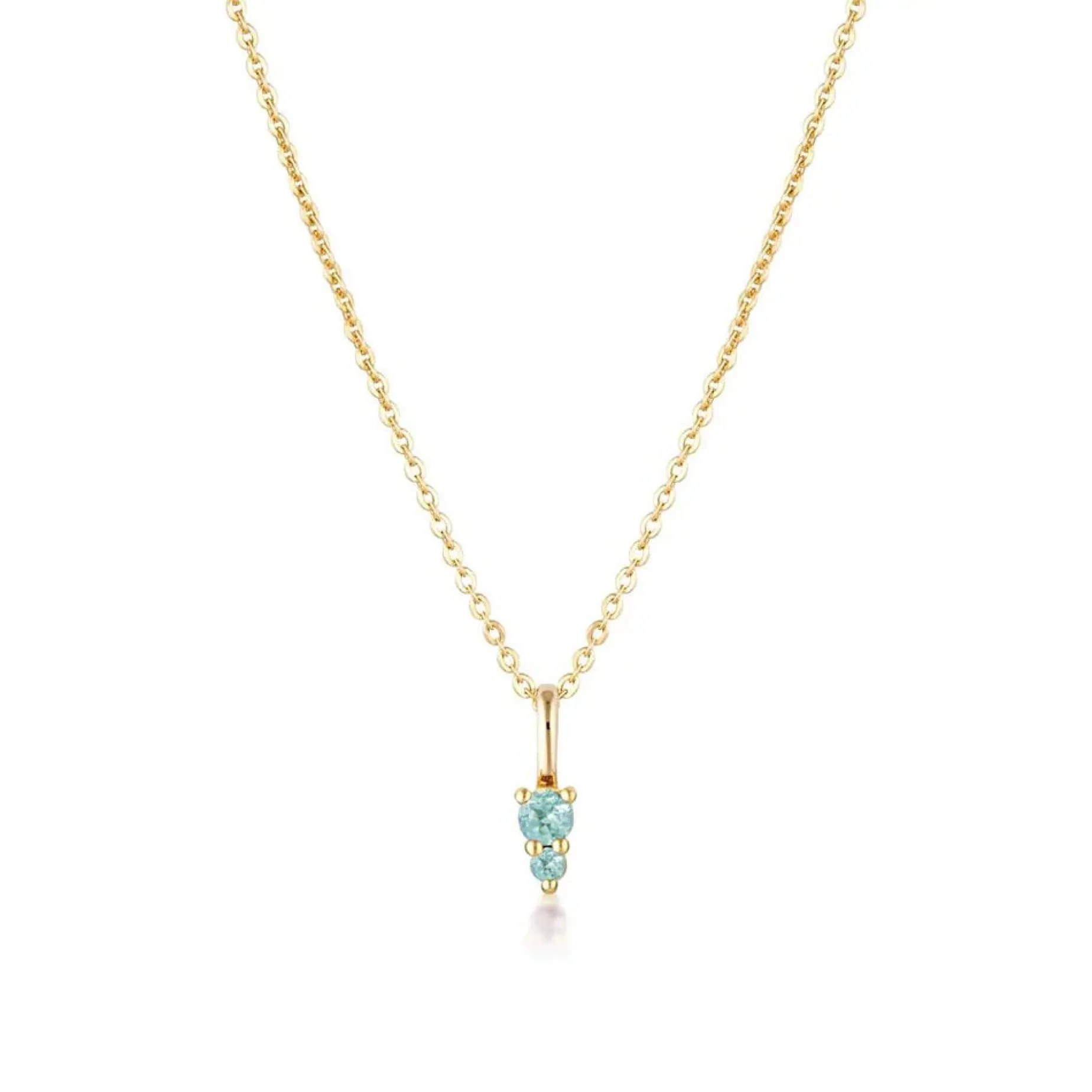 LINDA Gemstone Necklace BLUE TOPAZ
