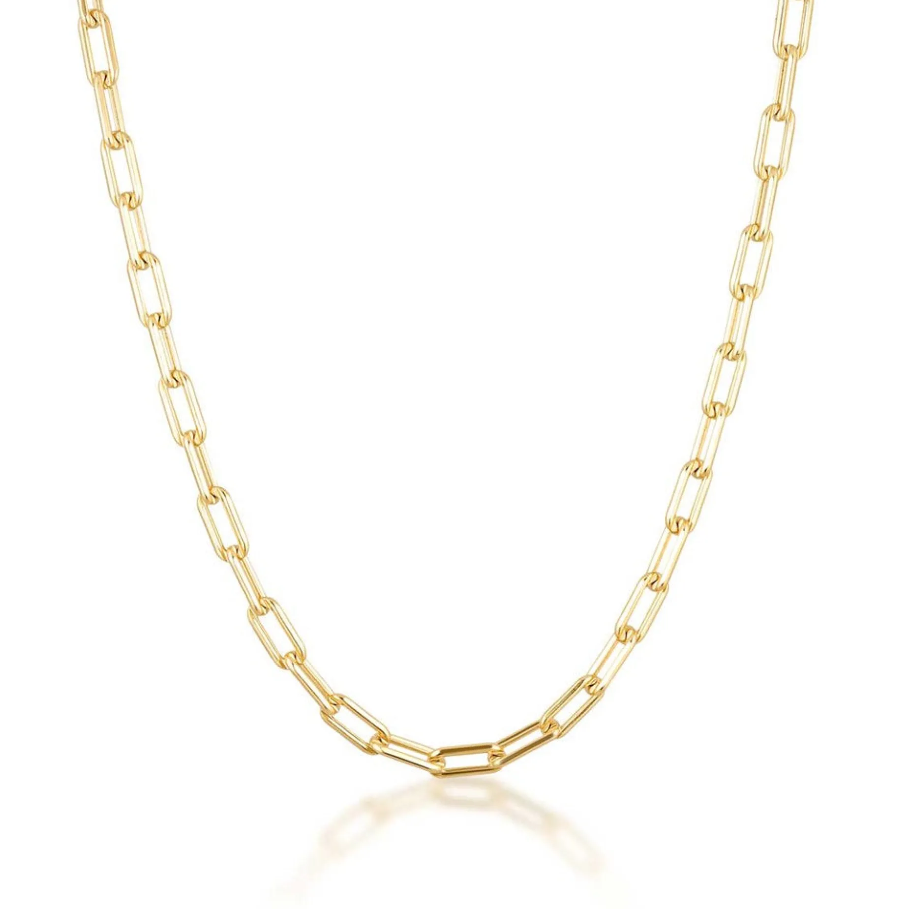 LINDA Paperclip Necklace GOLD