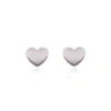 LINDA TAHIJA Heart Stud SILVER