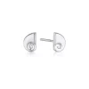 LINDA TAHIJA Nautilus Stud SILVER