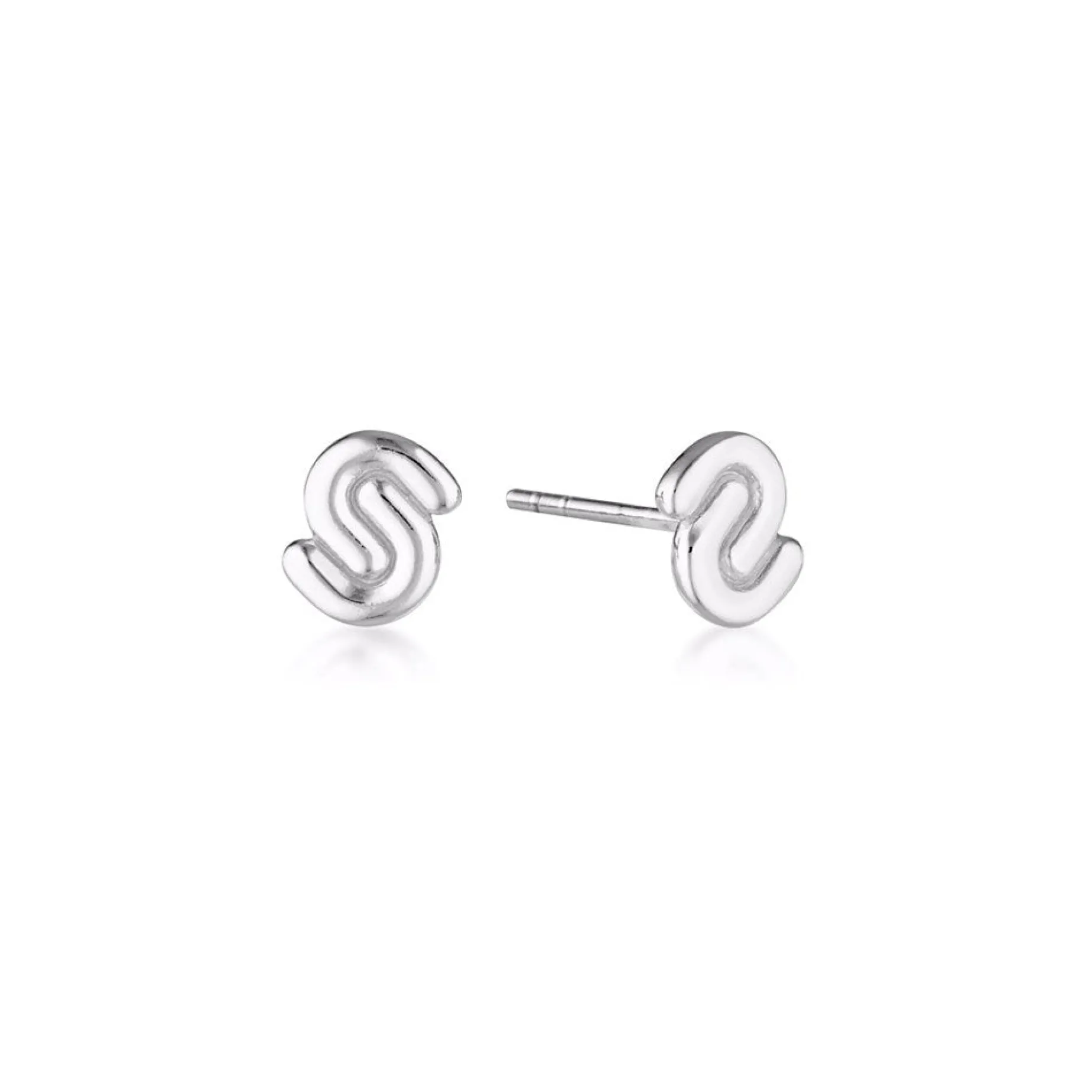 LINDA TAHIJA Two Fold Stud SILVER