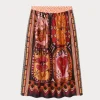 ME369 Vanessa Midi Skirt SUNSET