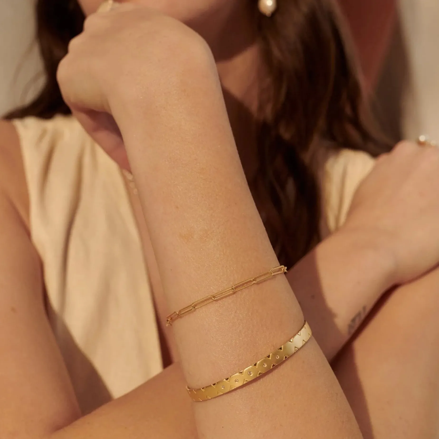 MURKANI Anchor Bracelet GOLD
