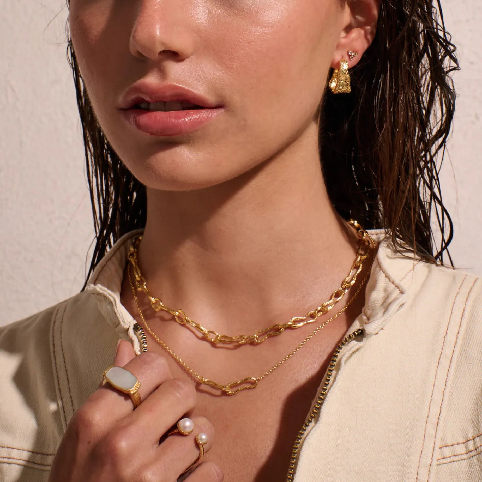 MURKANI Eterna Interlink Necklace GOLD