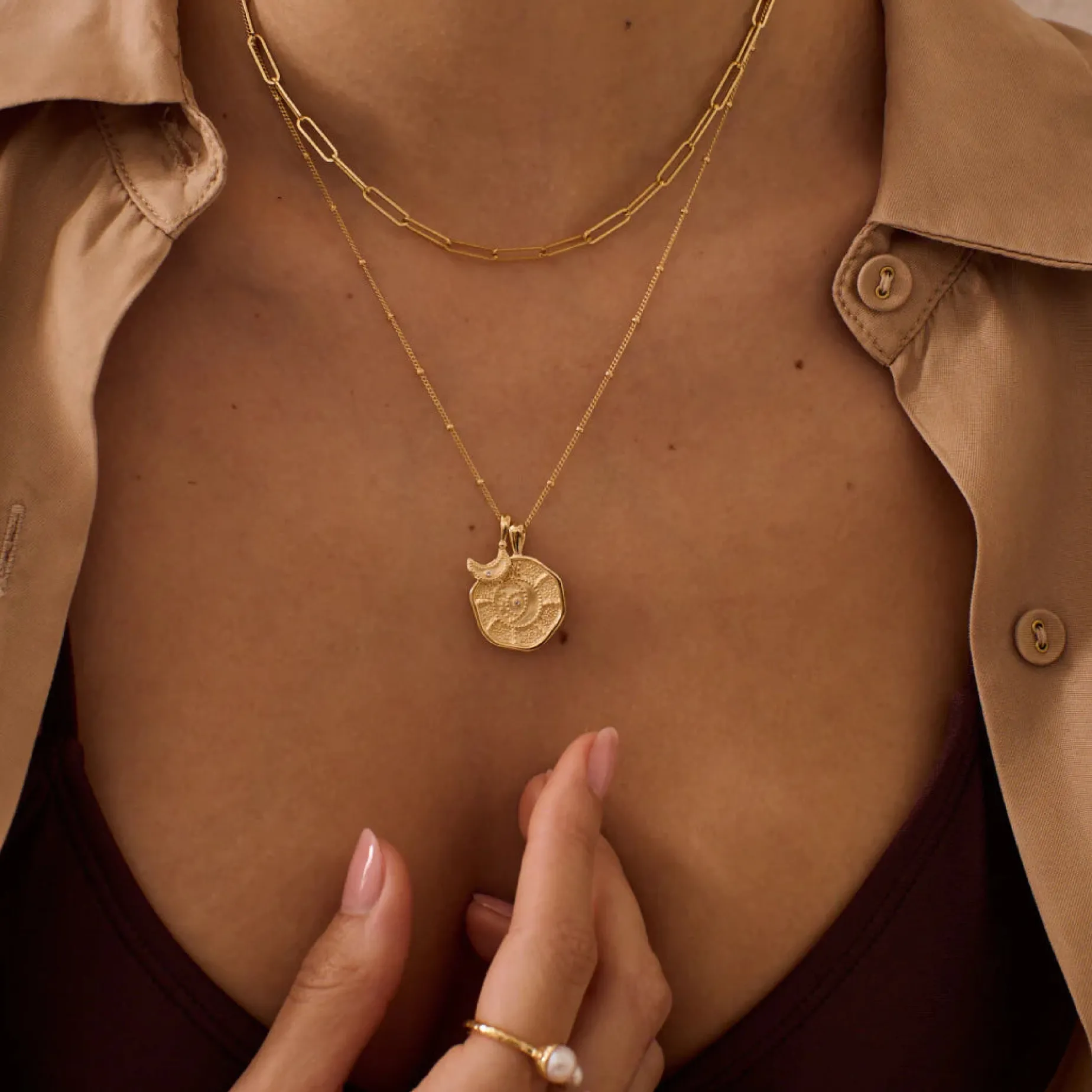 MURKANI Eternal Harmony Pendant Necklace GOLD
