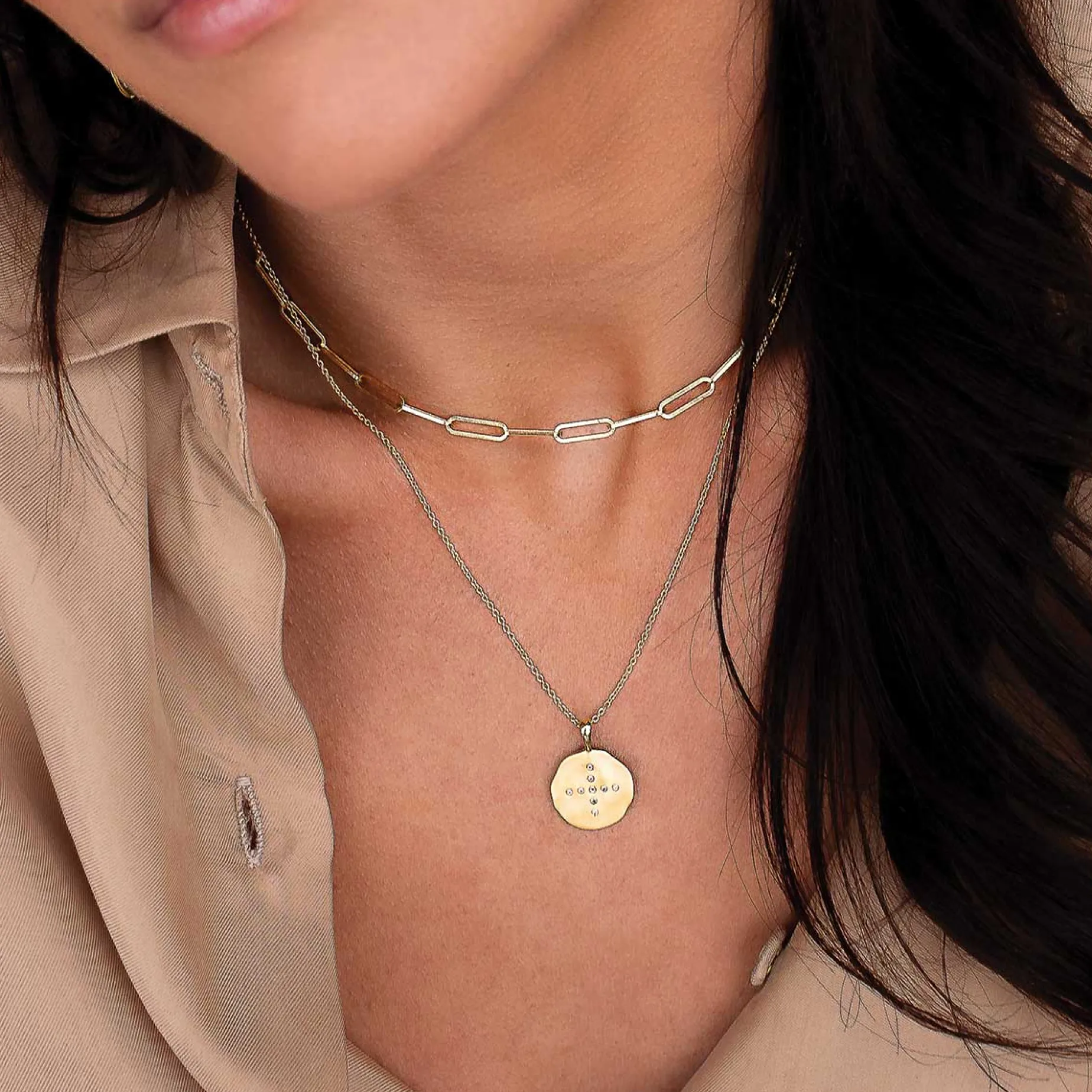 MURKANI Halcyon Pendant Necklace GOLD