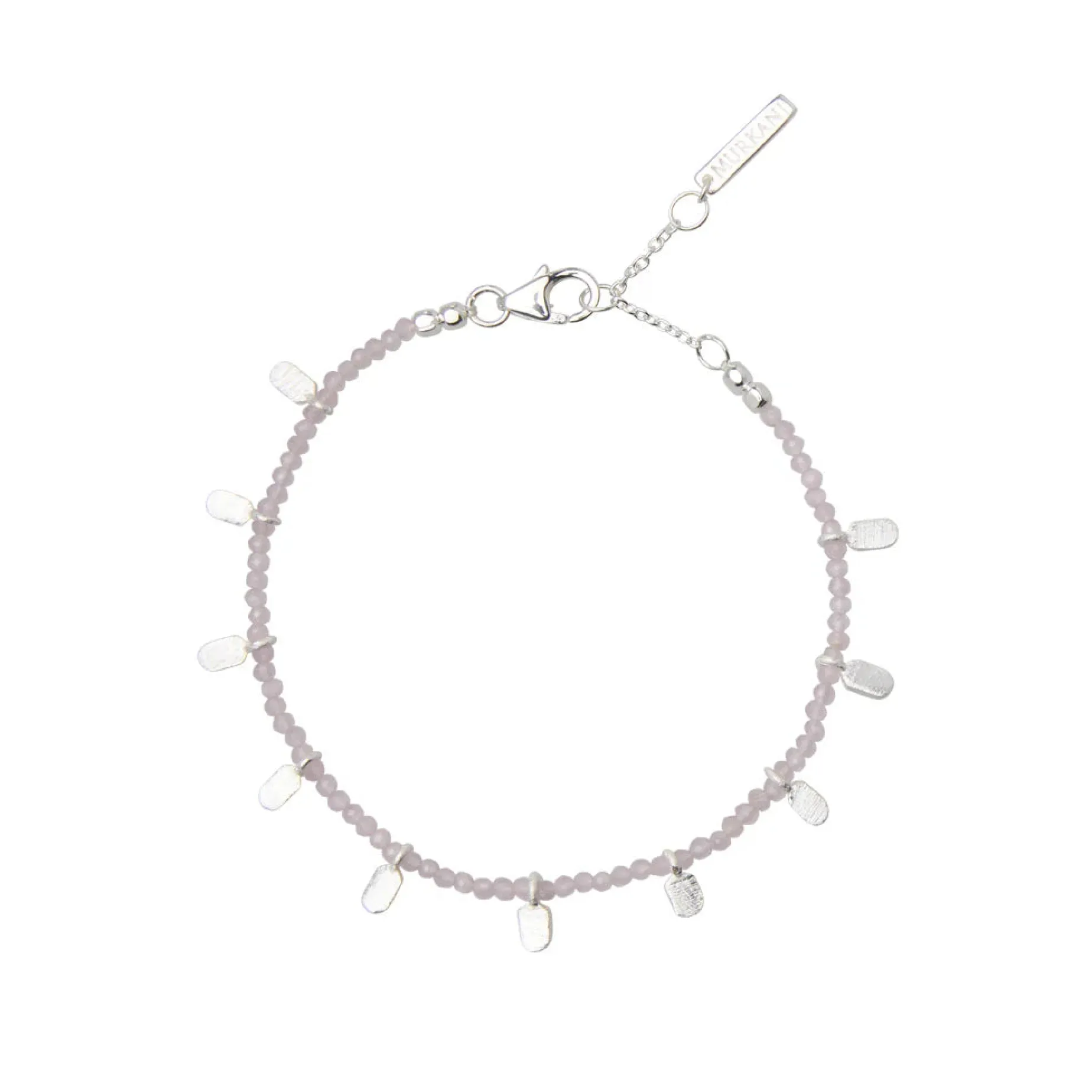 MURKANI Rose Quartz Bracelet SILVER