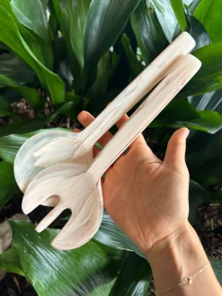 NASHI Long Salad Servers BLUSH