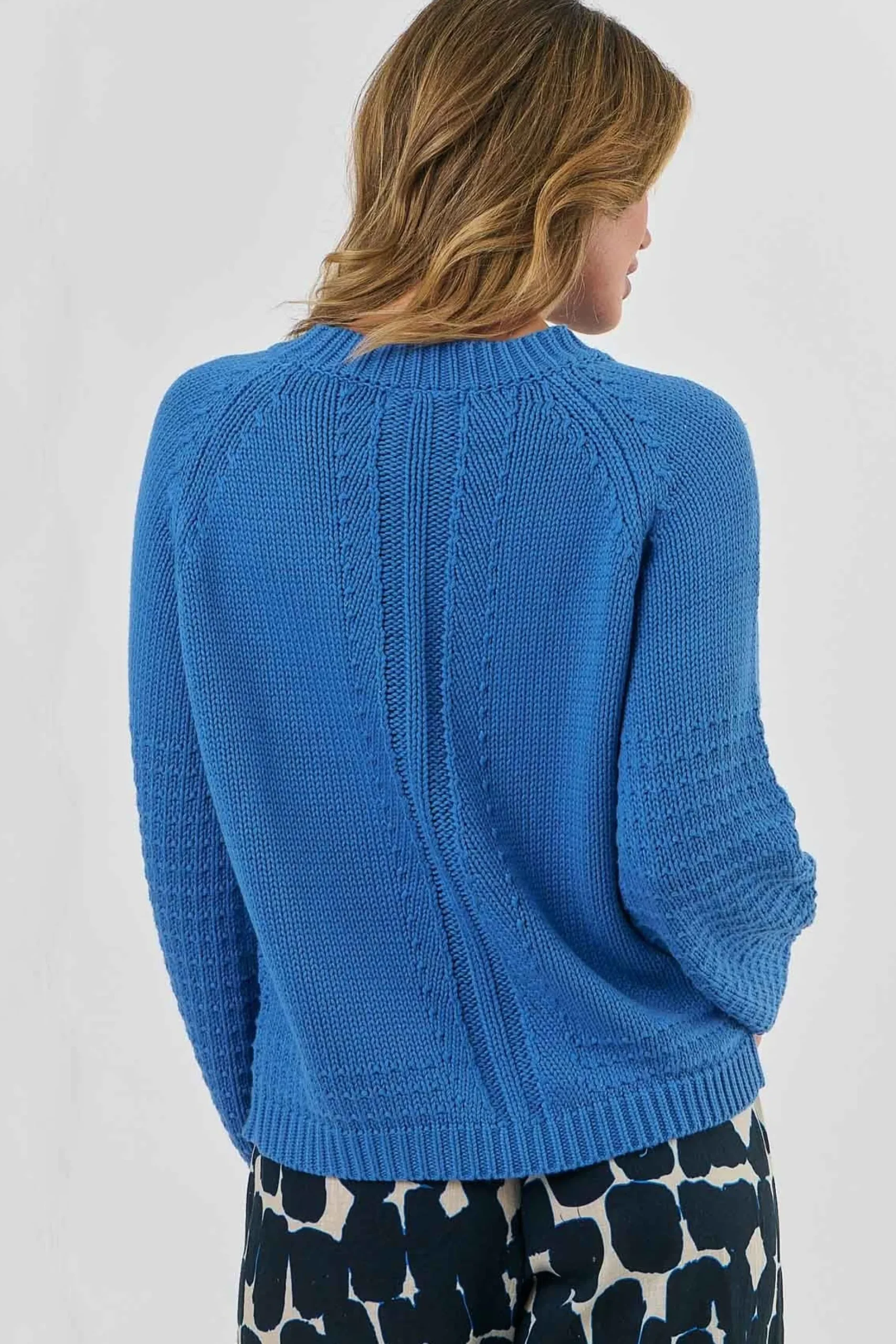 NATURALS Knit Jumper BLUEBIRD