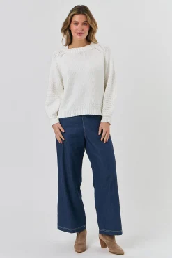 NATURALS Knit Jumper WHITE