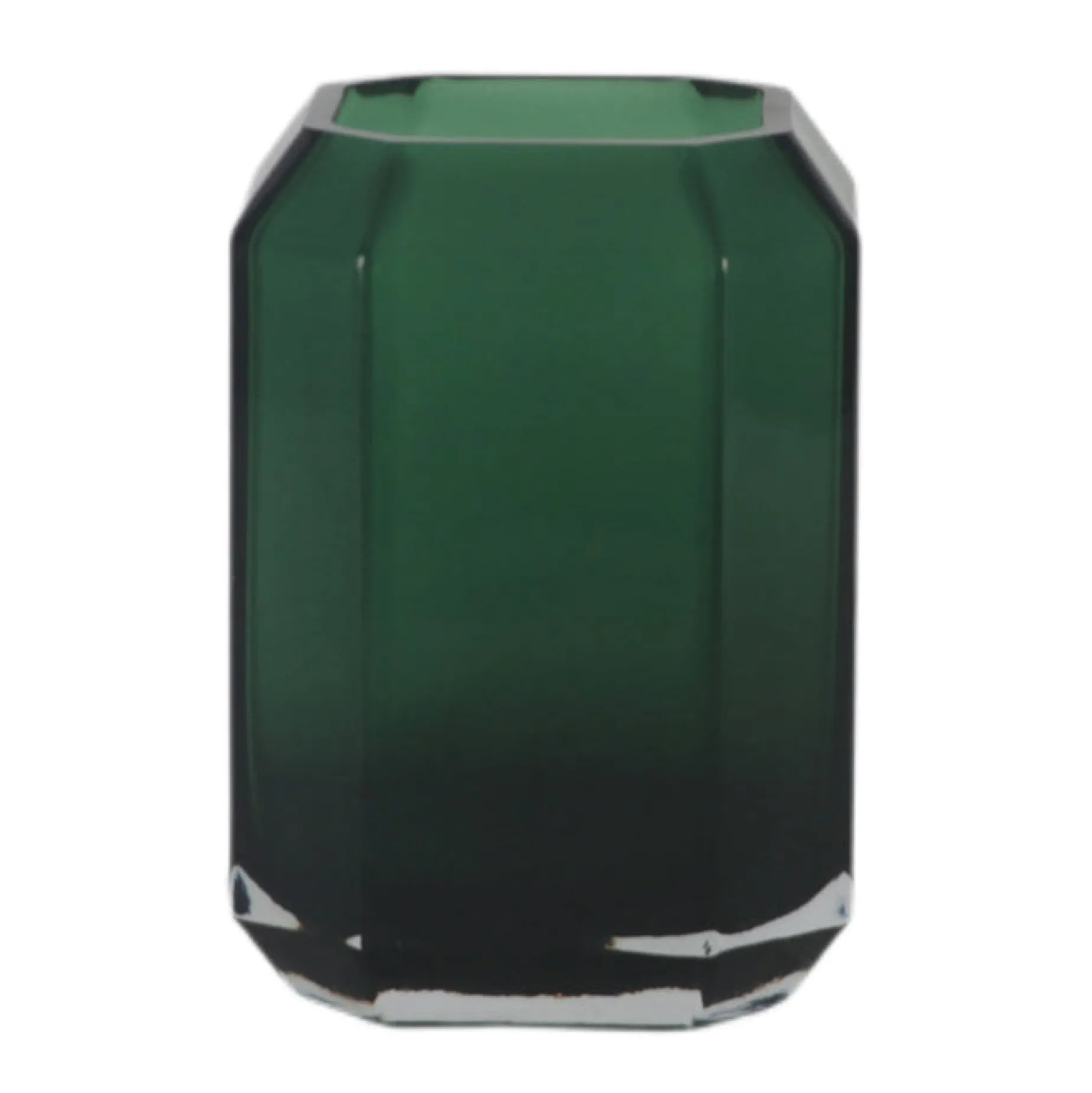Nettle Octagon Vase EMERALD