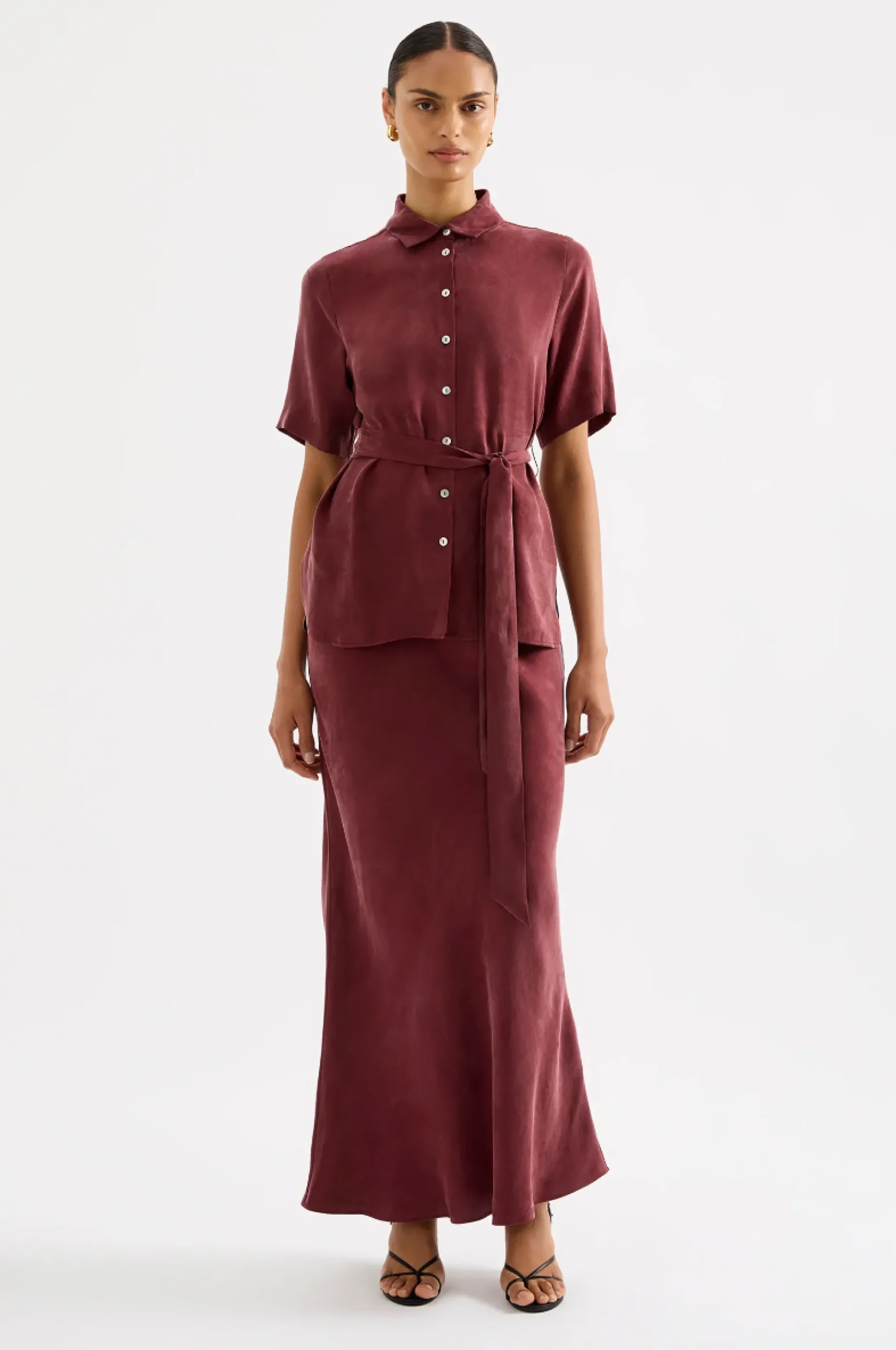 NUDE LUCY Devin Tencel Shirt