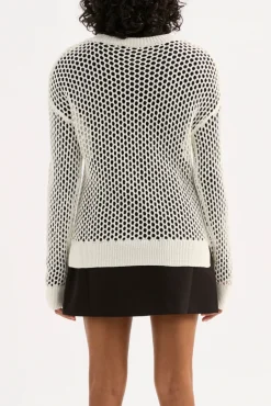 NUDE LUCY Garcia Crochet Knit SALT