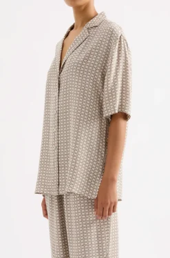 NUDE LUCY Moneta Cupro Shirt