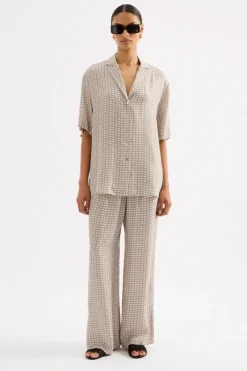 NUDE LUCY Moneta Cupro Shirt