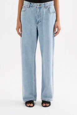 Nude Lucy Organic Baggy Jean 9O'S BLUE