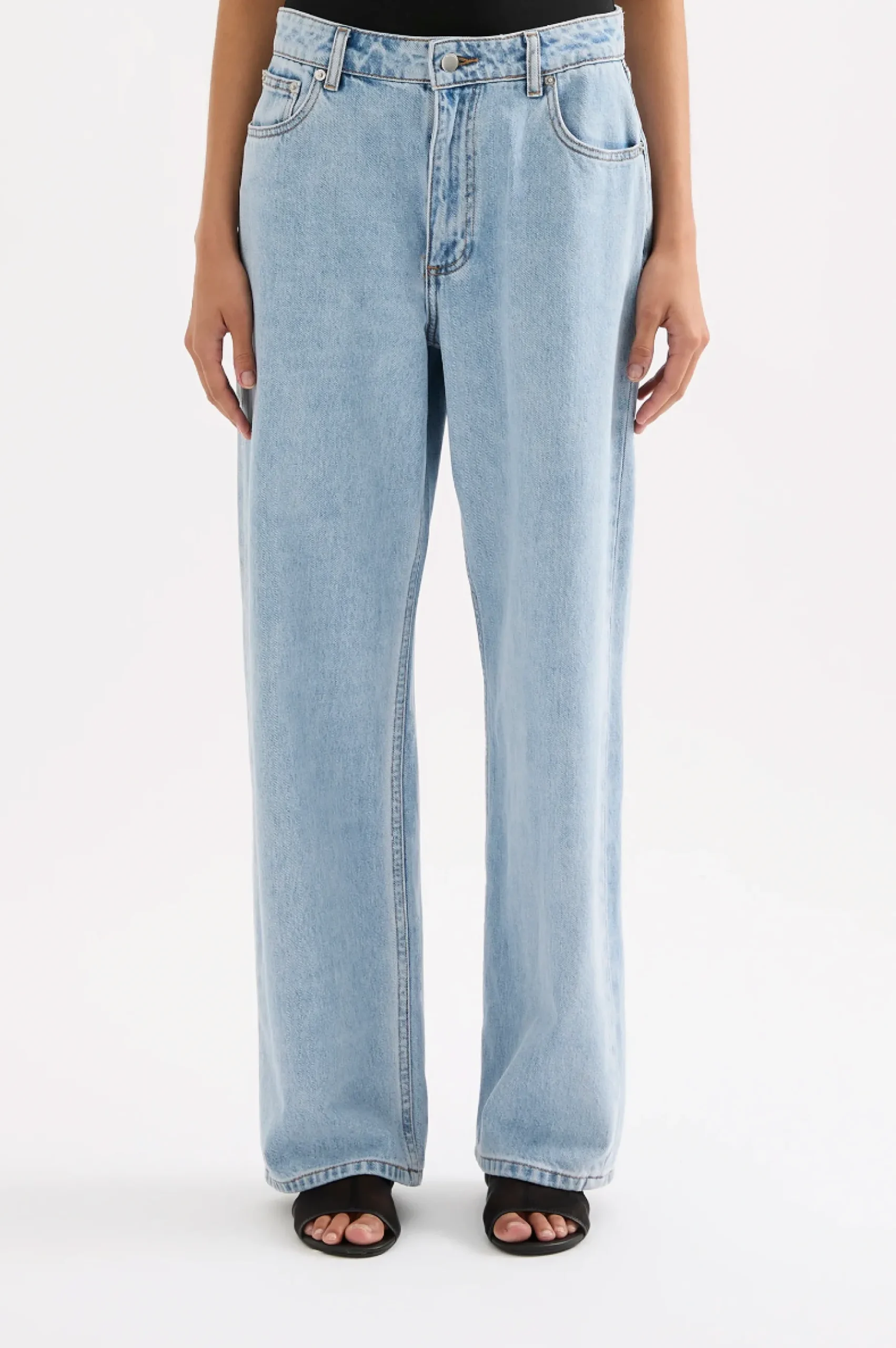 Nude Lucy Organic Baggy Jean 9O'S BLUE