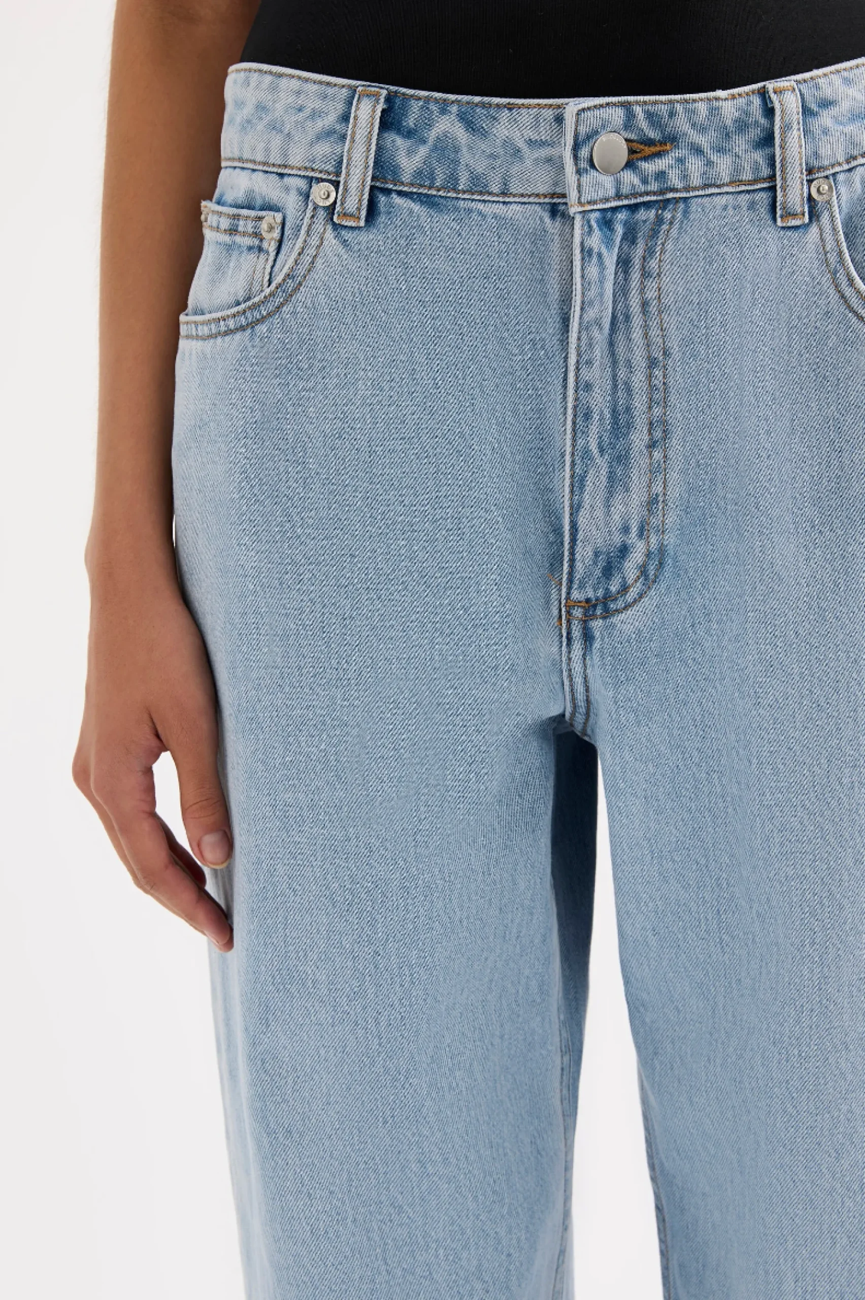 Nude Lucy Organic Baggy Jean 9O'S BLUE