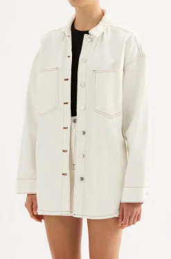 Nude Lucy Organic Denim Overshirt SALT
