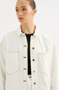 Nude Lucy Organic Denim Overshirt SALT