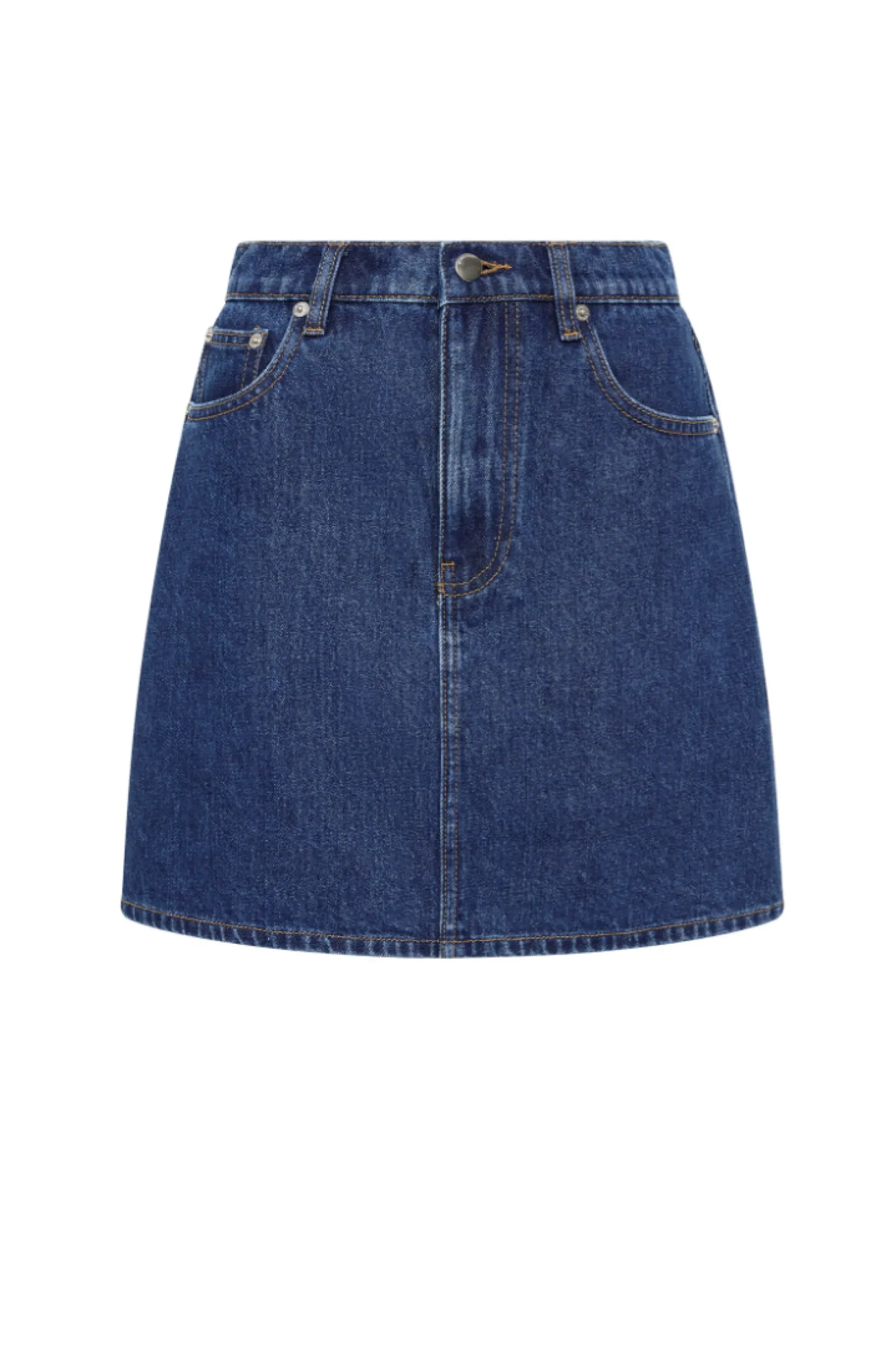 NUDE LUCY Sia Denim Mini Skirt BLUE
