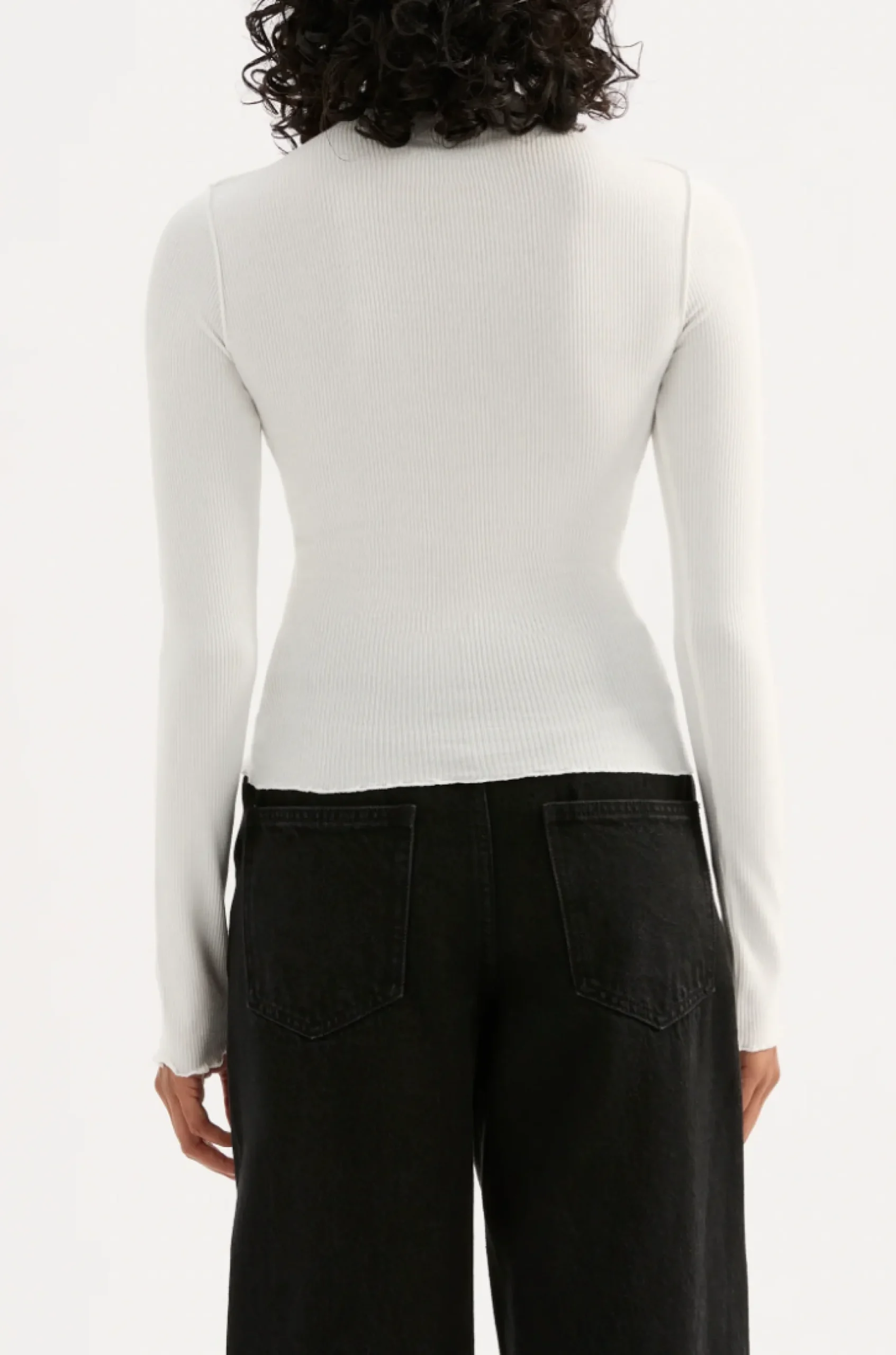 NUDE LUCY Xavier Long Sleeve Top SALT