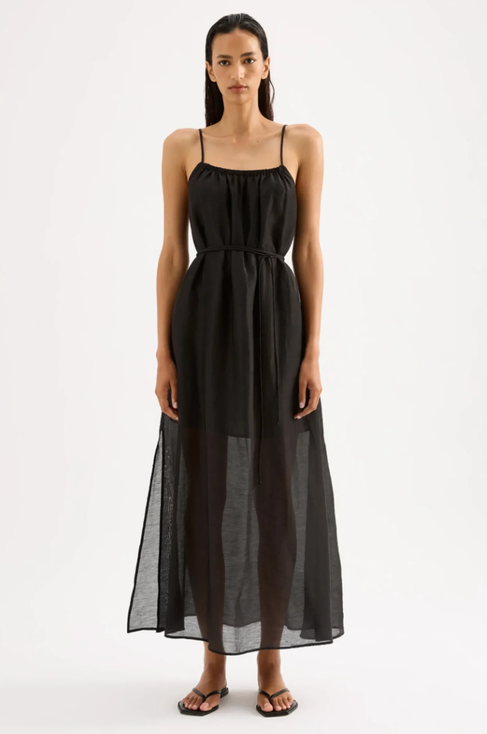 NUDE LUCY Ziki Maxi Dress BLACK