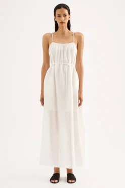 NUDE LUCY Ziki Maxi Dress WHITE