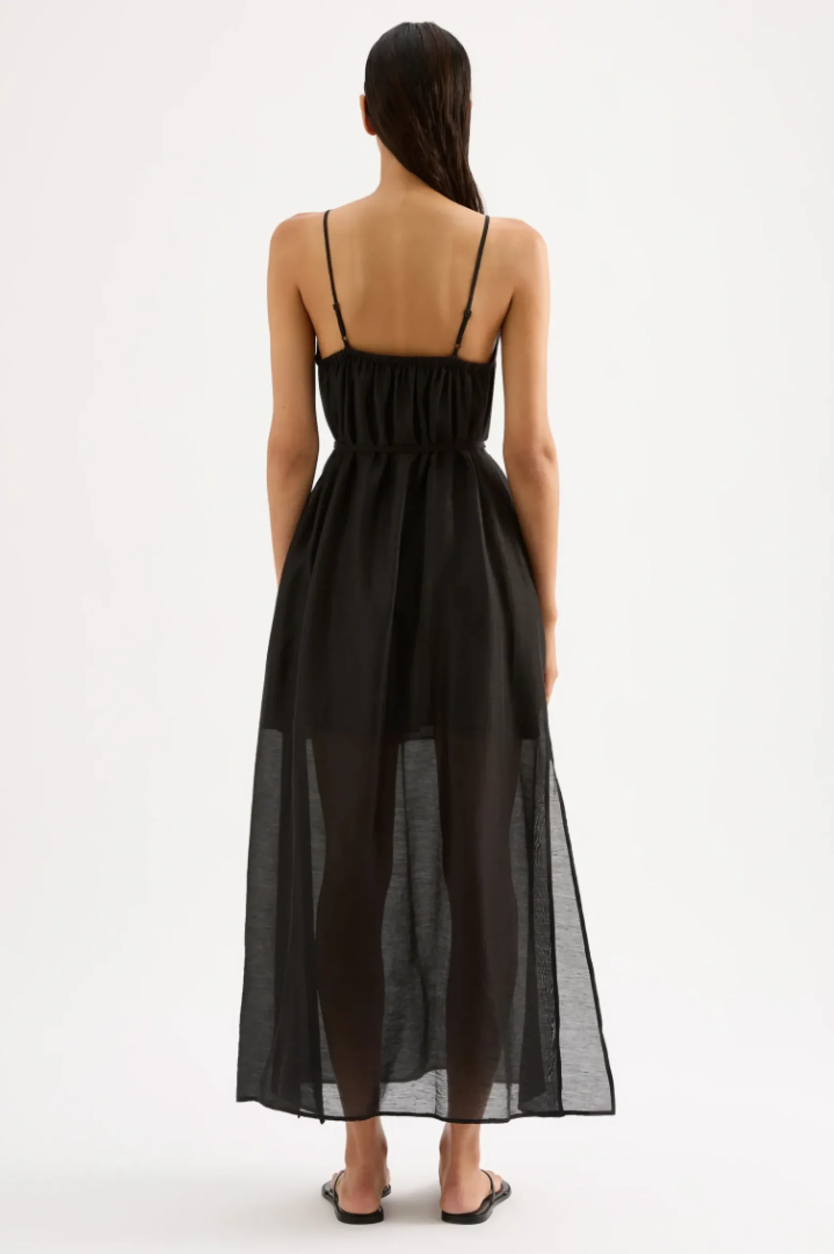 NUDE LUCY Ziki Maxi Dress BLACK