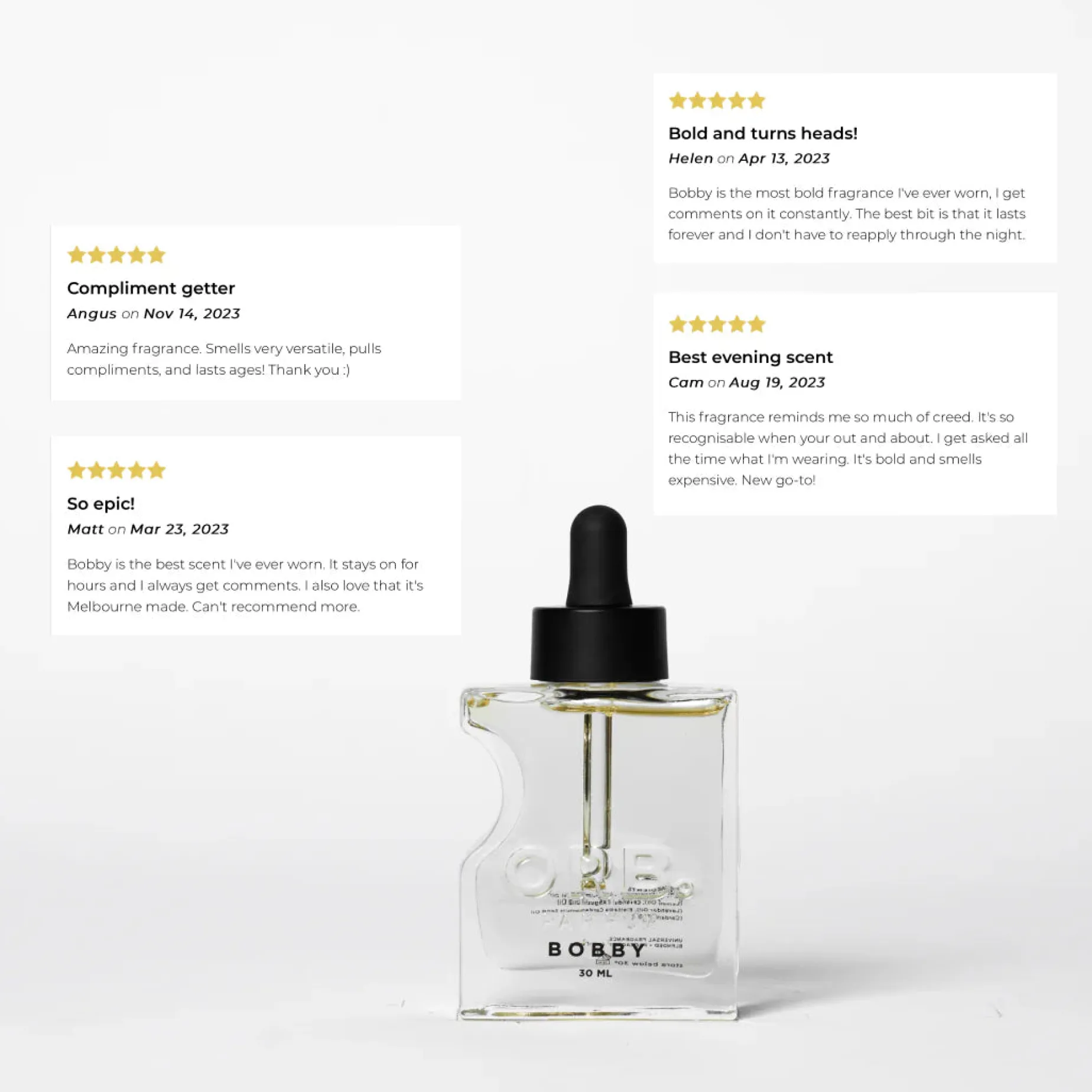 ORB OILS Perfume 30ml BOBBY