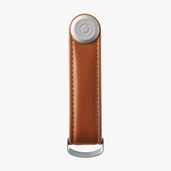 ORBITKEY Leather Key Organiser COGNAC