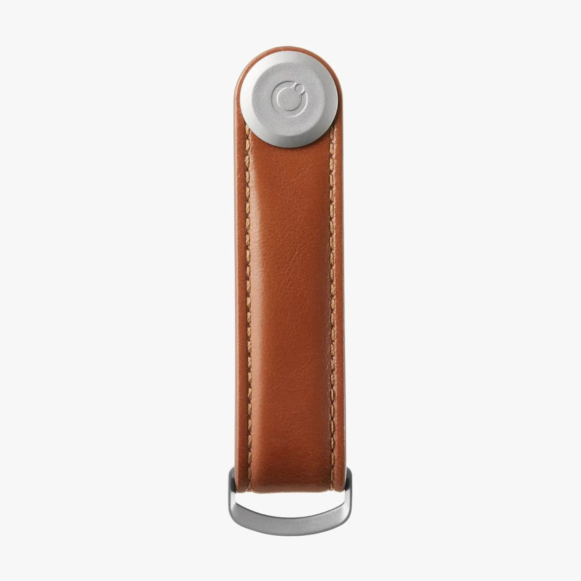 ORBITKEY Leather Key Organiser COGNAC