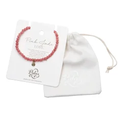 PALAS Healing Gem Bracelet PINK JADE