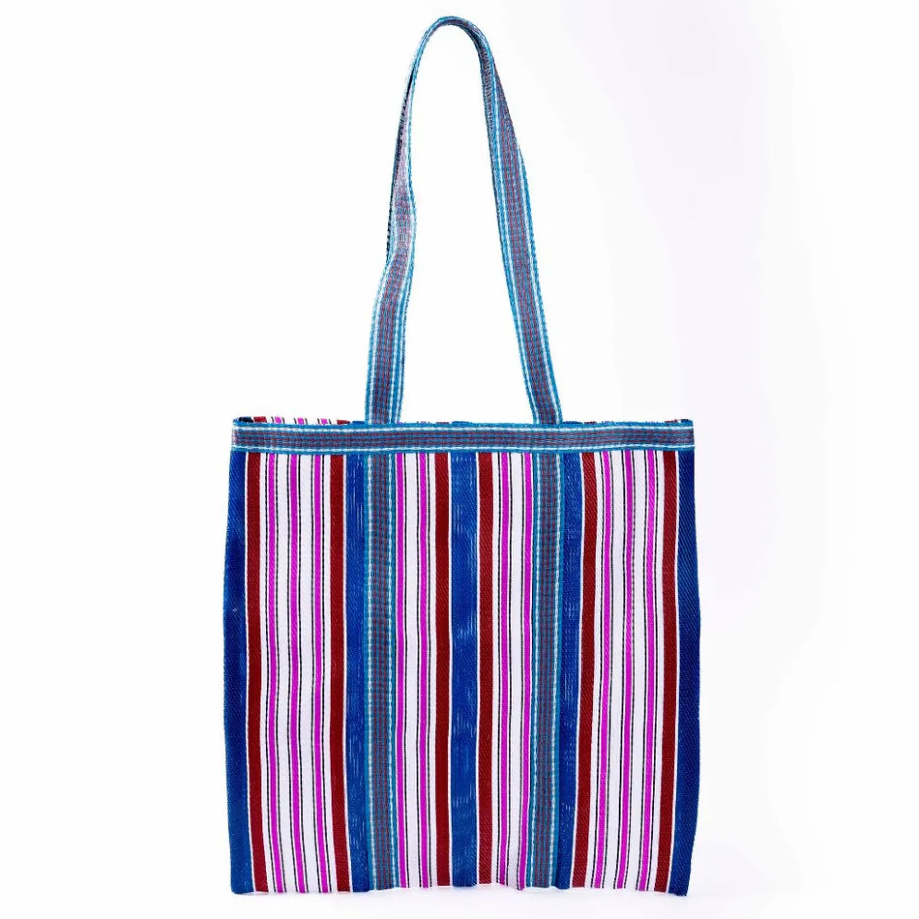 PARISIAN COOL Monaco Tote PINK + NAVY
