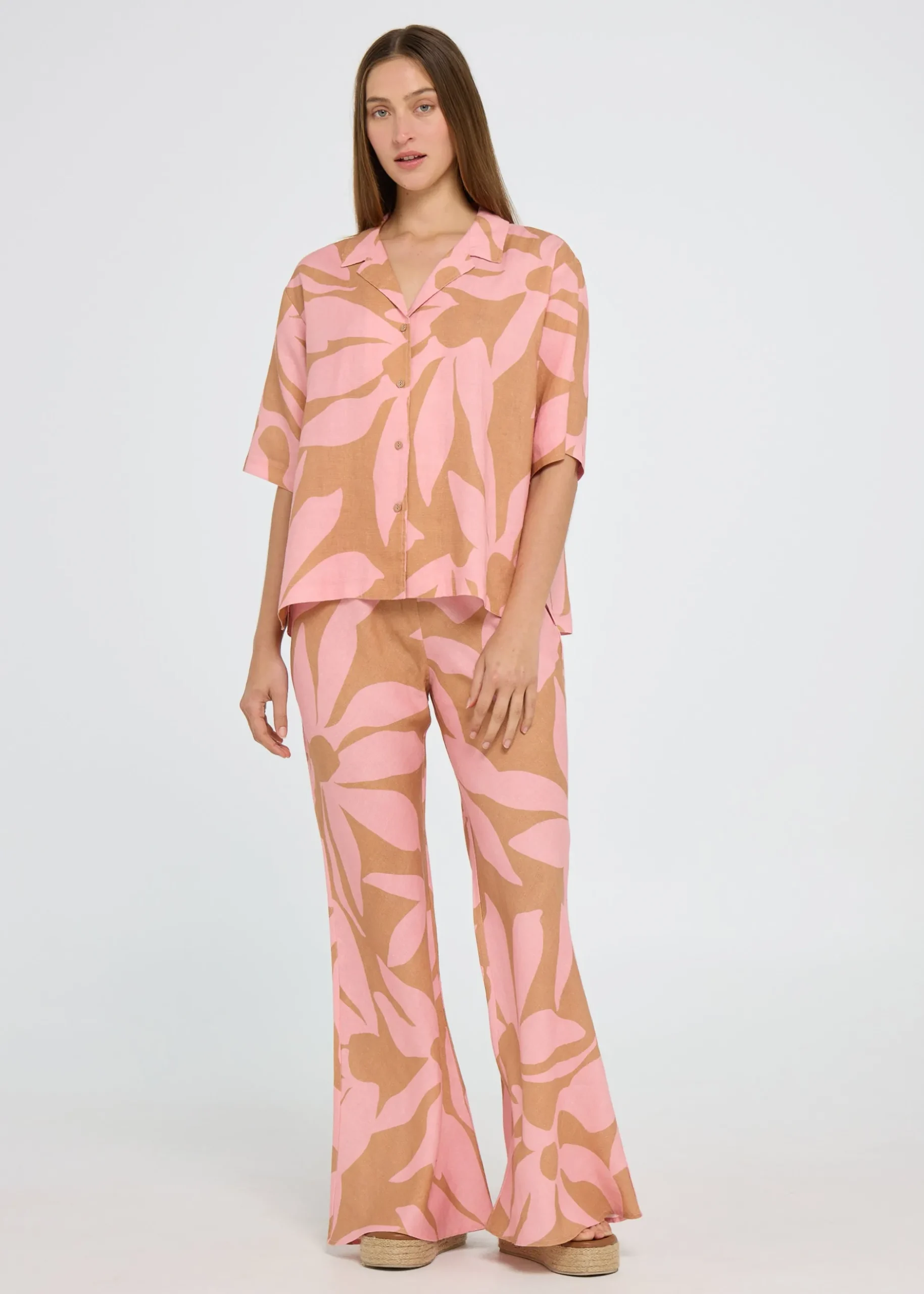 PIPPA RIDLEY Angie Shirt SUNDIAL BISCUIT