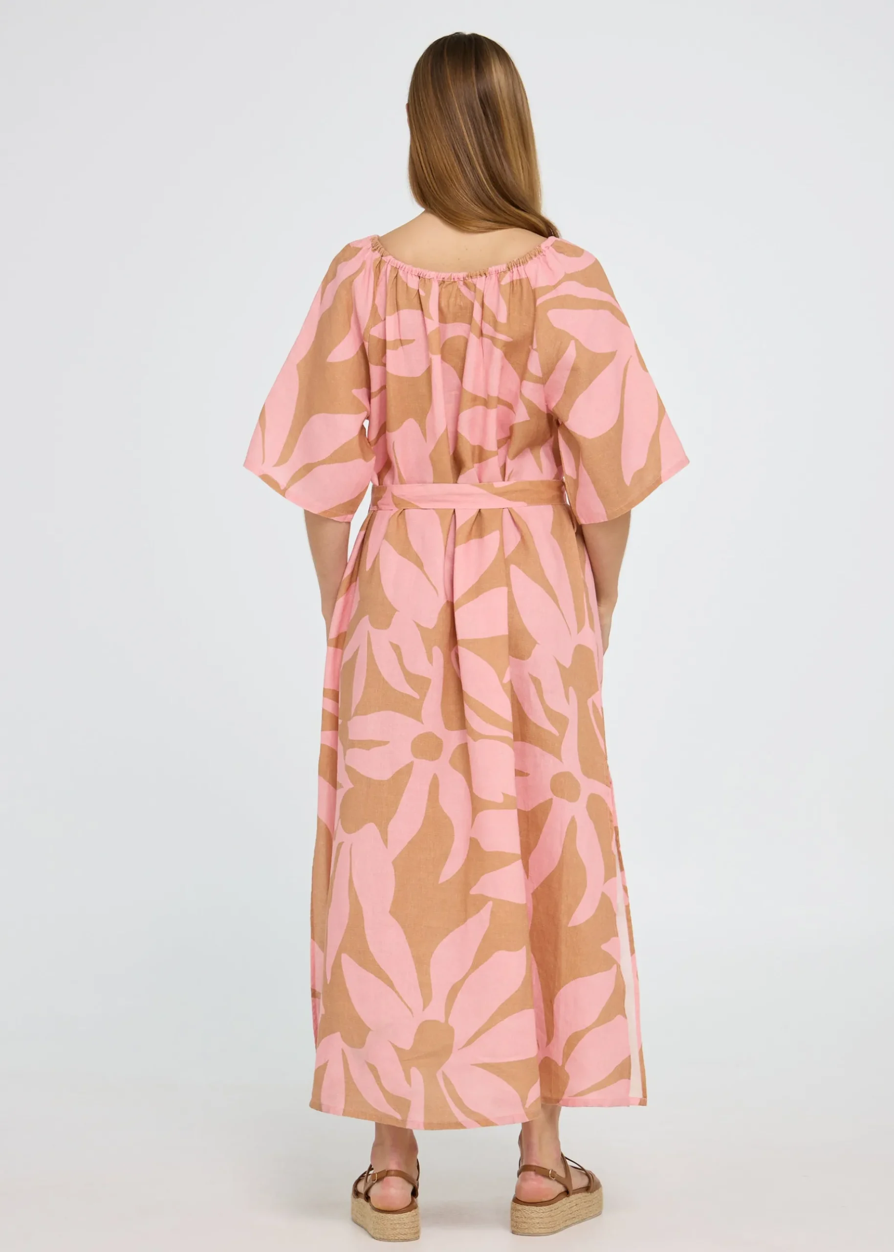 PIPPA RIDLEY Mezcal Dress SUNDIAL BISCUIT