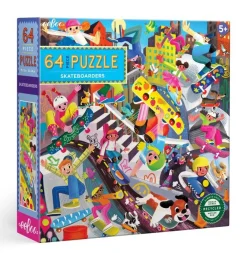 Puzzle 64pce SKATEBOARDERS
