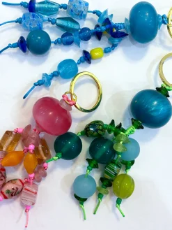 Resin Tassel Keychain BLUE