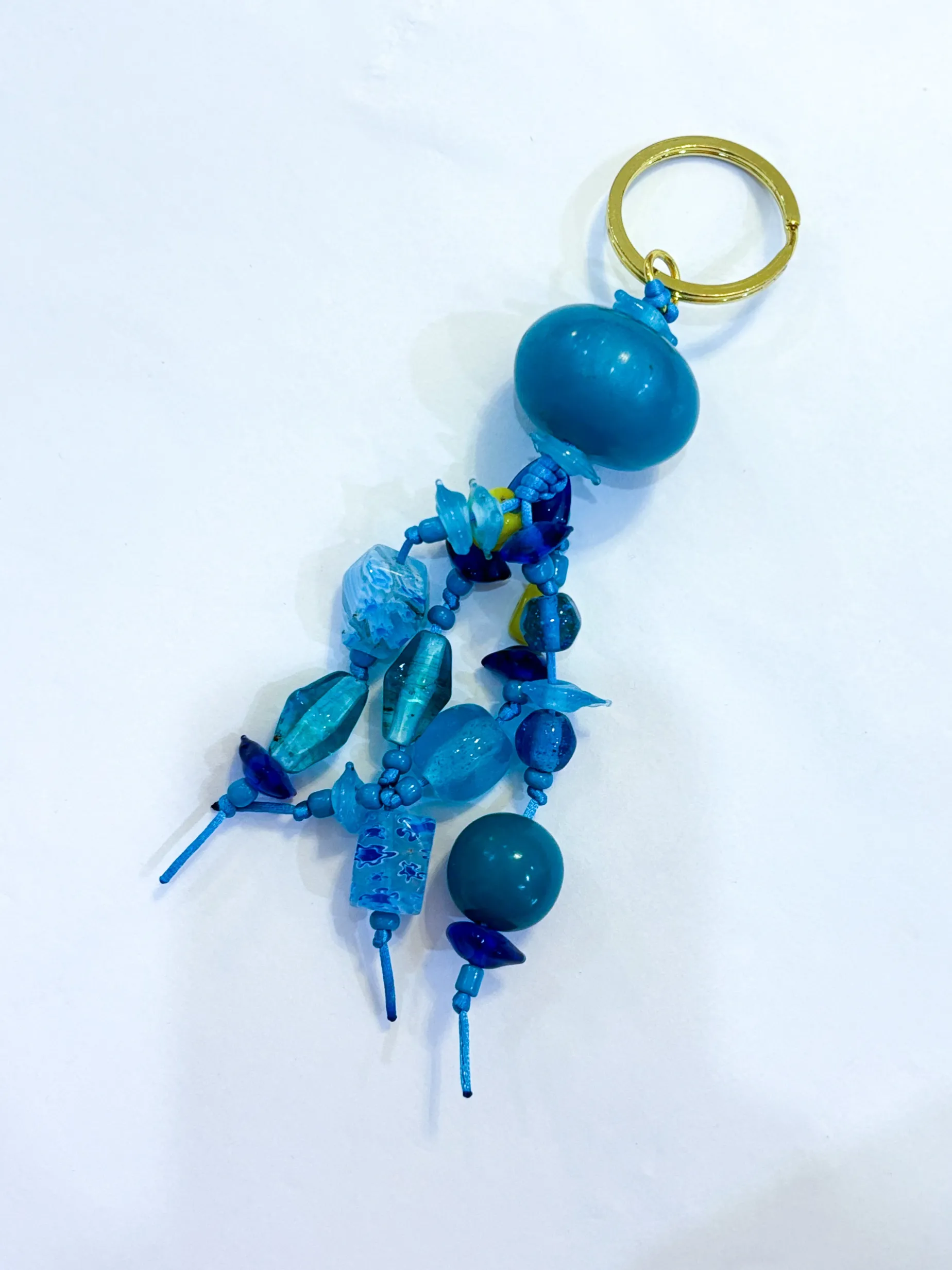Resin Tassel Keychain BLUE