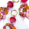 Resin Tassel Keychain PINK