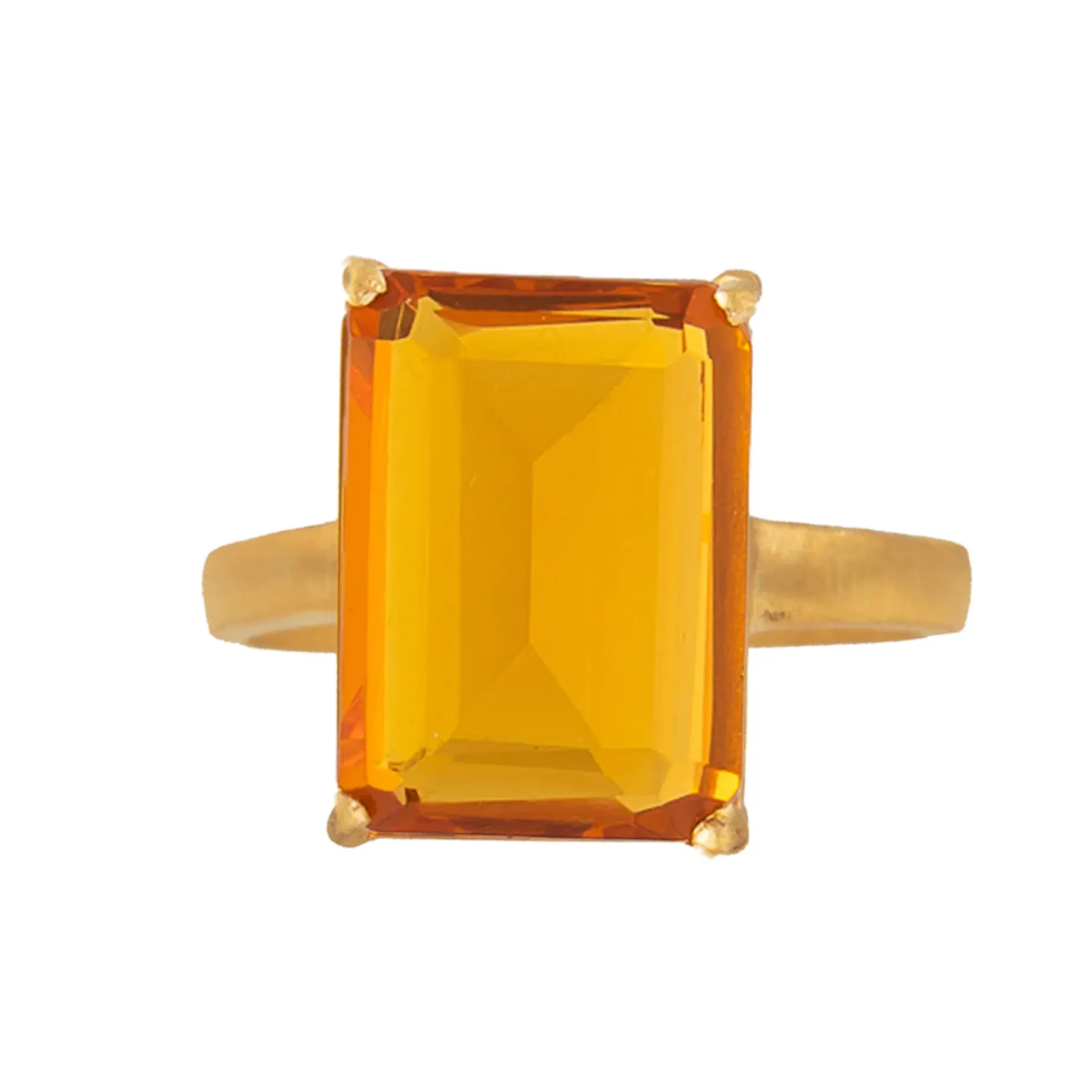 RT23 Glass Ring CITRINE
