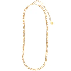 Ruby Teva Disc Necklace GOLD