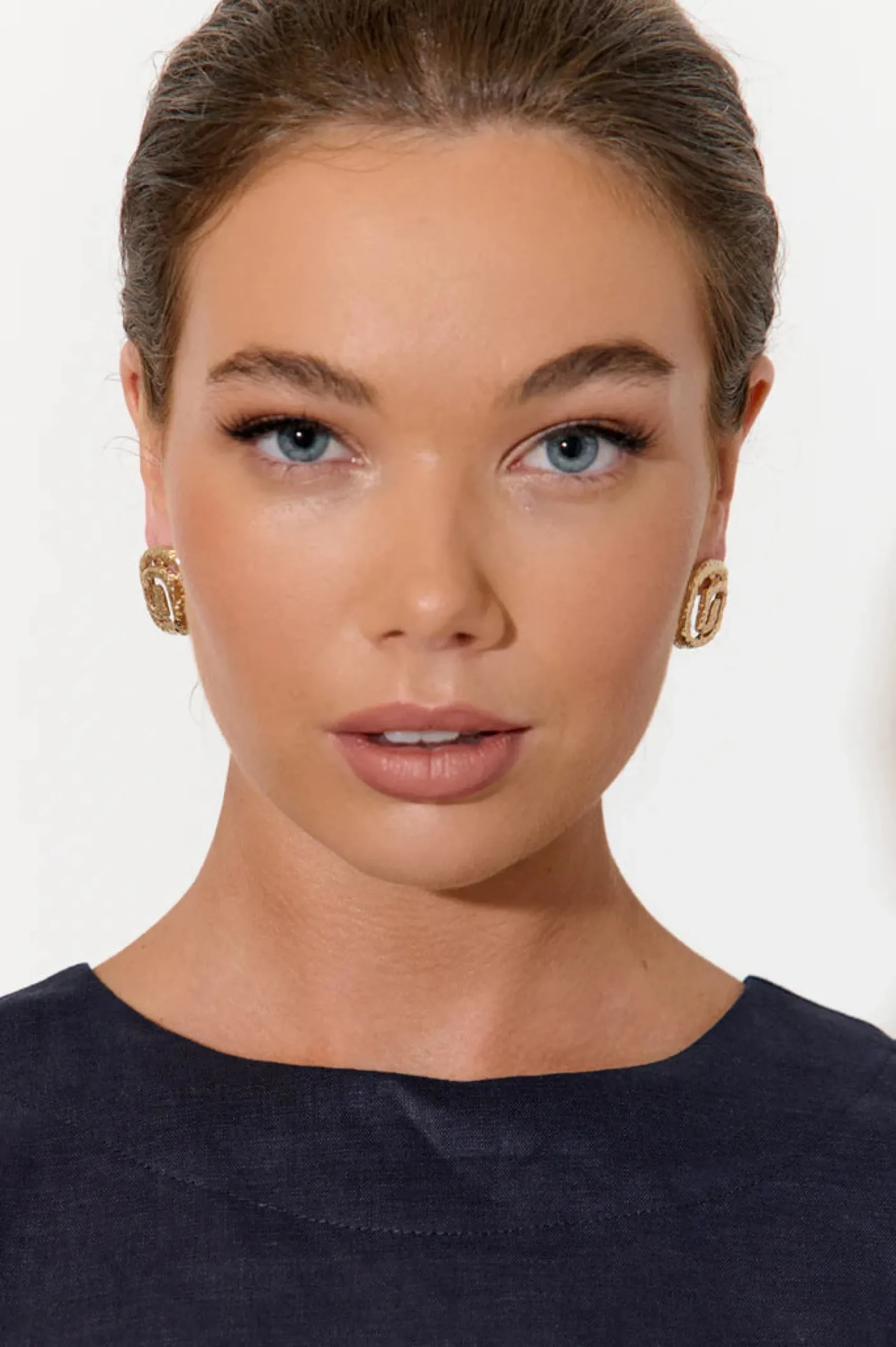 Spiral Textured Earrings GOLD
