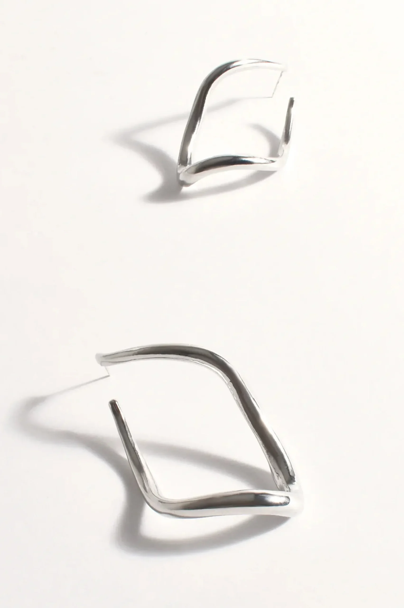 Statement Geo Hoops SILVER
