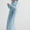 TALISMAN Pedro Maxi Dress LIGHT WASH DENIM
