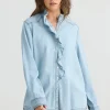 TALISMAN Pedro Shirt LIGHT WASH DENIM